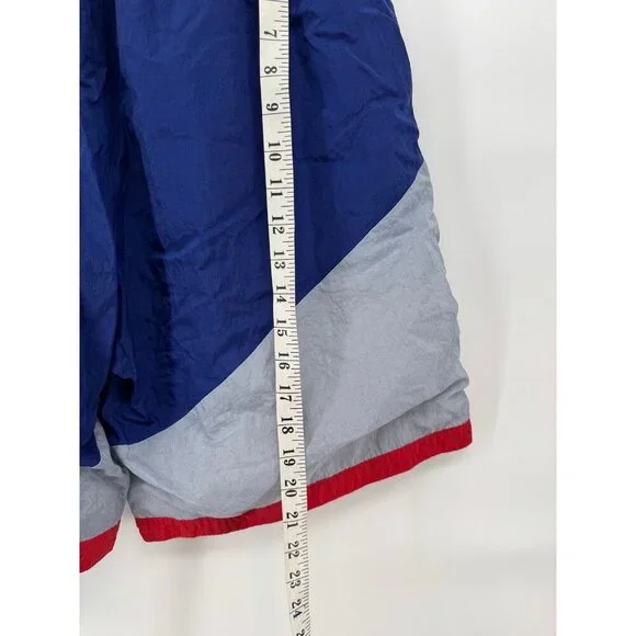 Mens Nike Throwback Basketball Shorts Nylon USA American Flag Stars Large - Picture 4 of 6